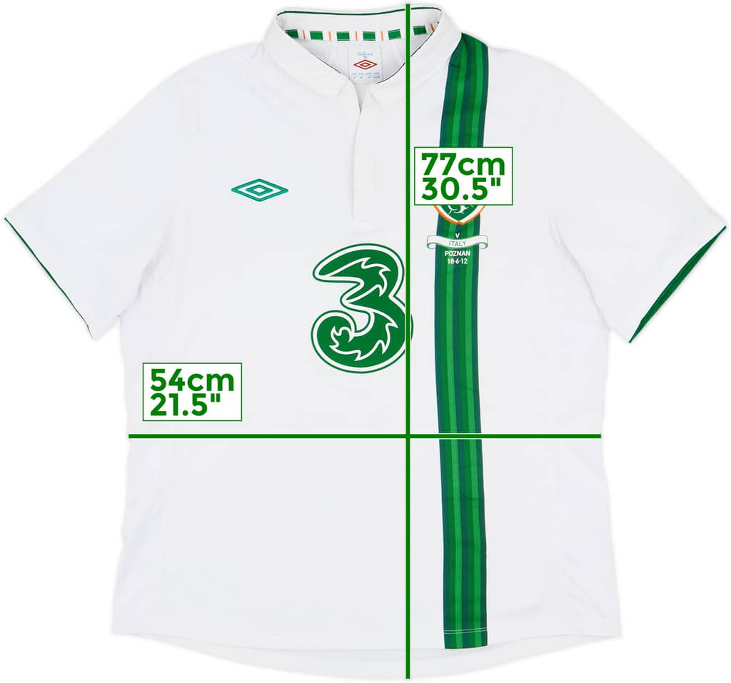 2012-13 Ireland 'v Italy' Away Shirt - 9/10 - (XL)
