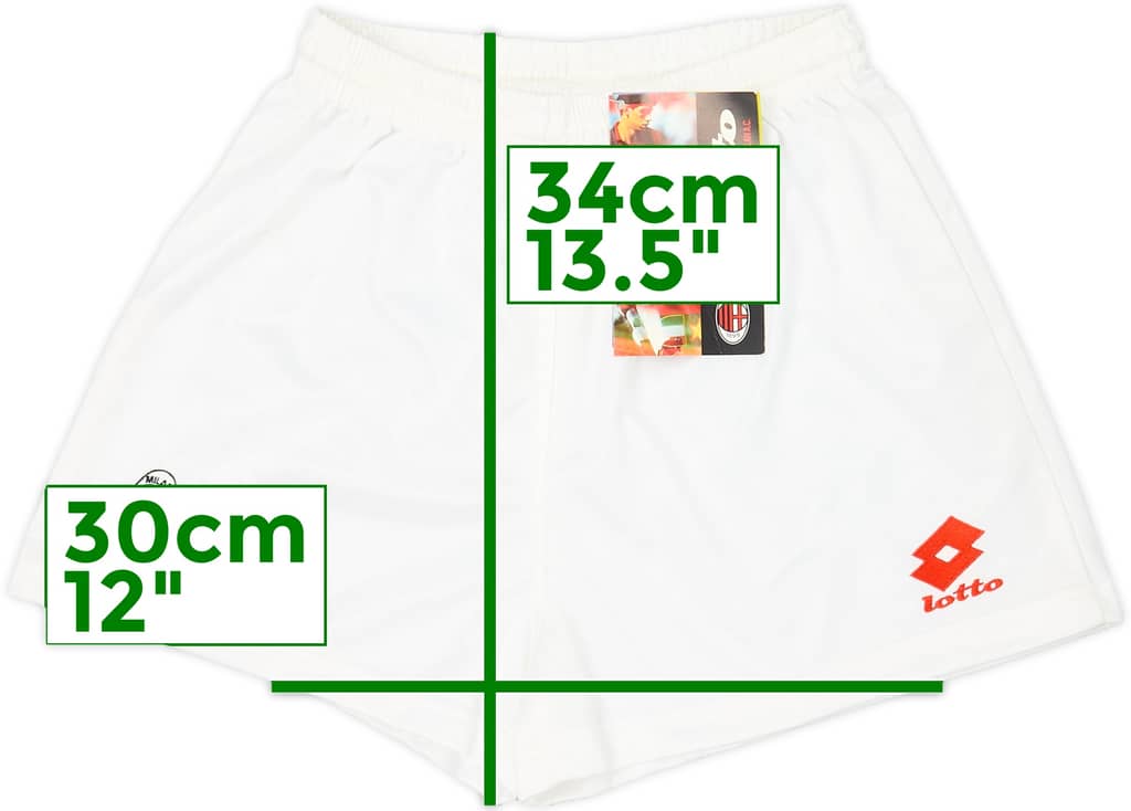 1996-97 AC Milan Home Shorts (S)