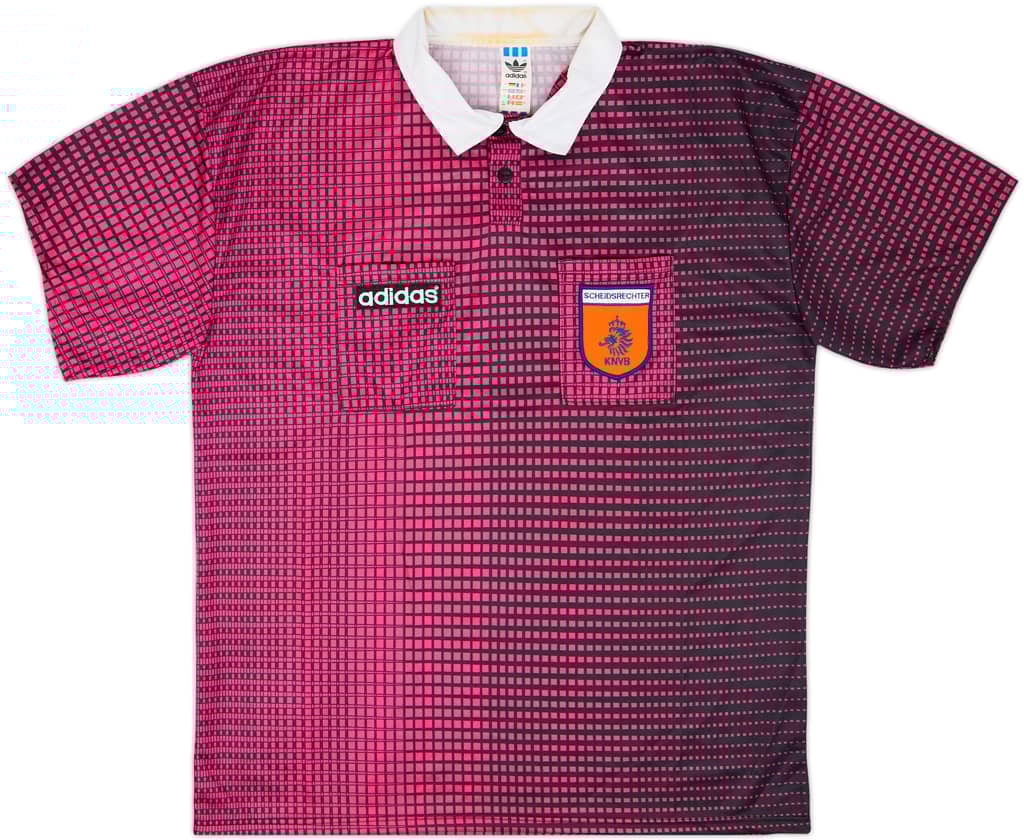 1990s Netherlands adidas Referee Shirt - 5/10 - (XL)