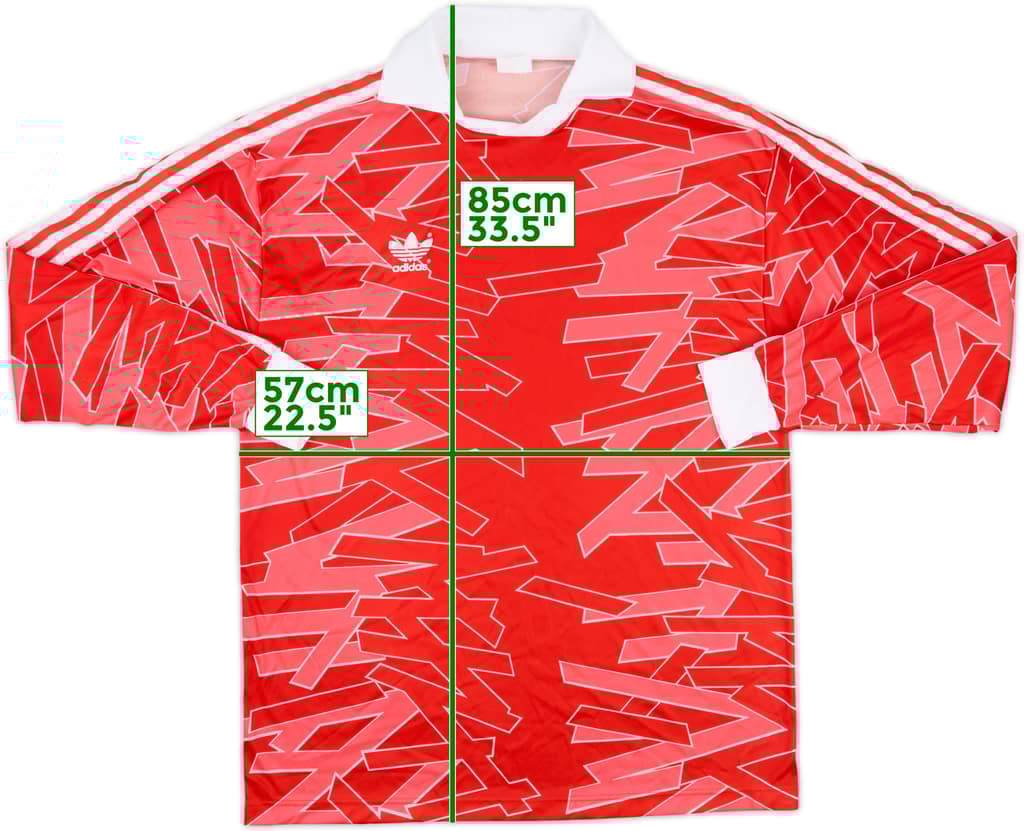 1990s adidas Template L/S Shirt - 9/10 - (XL)