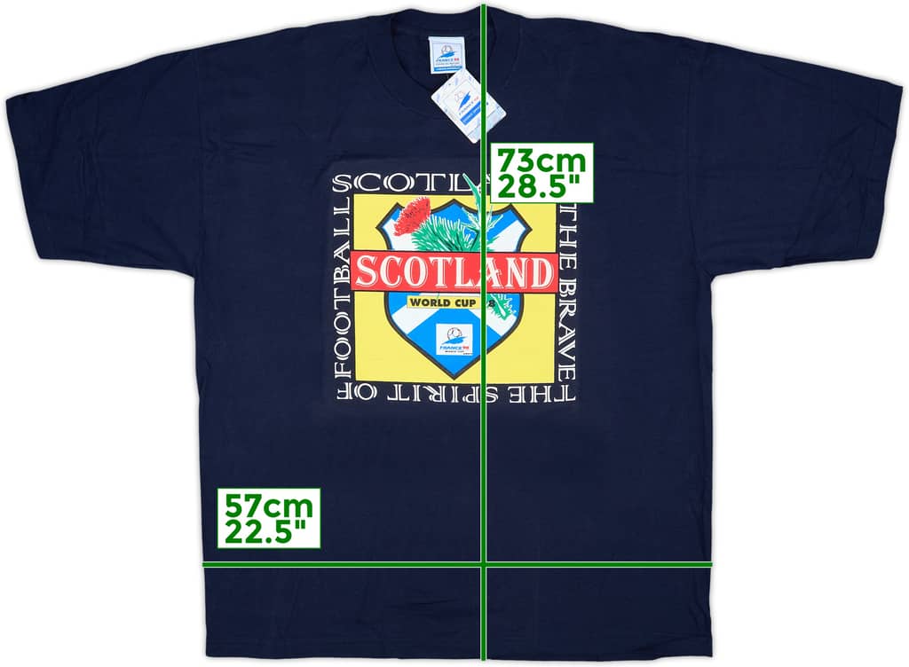 1998 Scotland Umbro 'World Cup 98' Graphic Tee (XL)