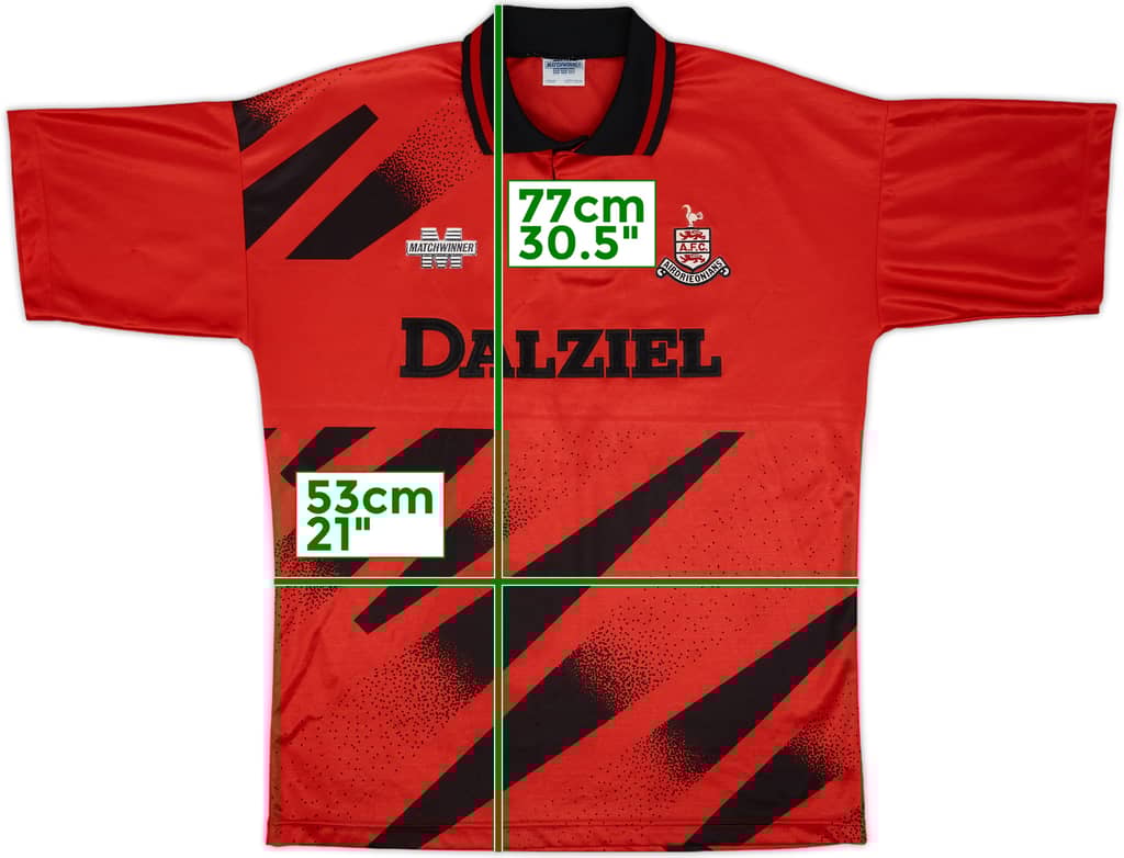1993-94 Airdrieonians Away Shirt - 9/10 - (L)