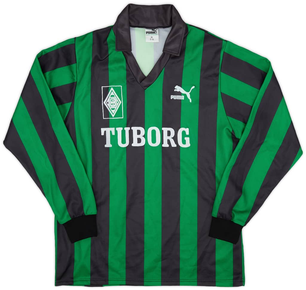 1990-92 Borussia Monchengladbach Away L/S Shirt - 9/10 - (M)
