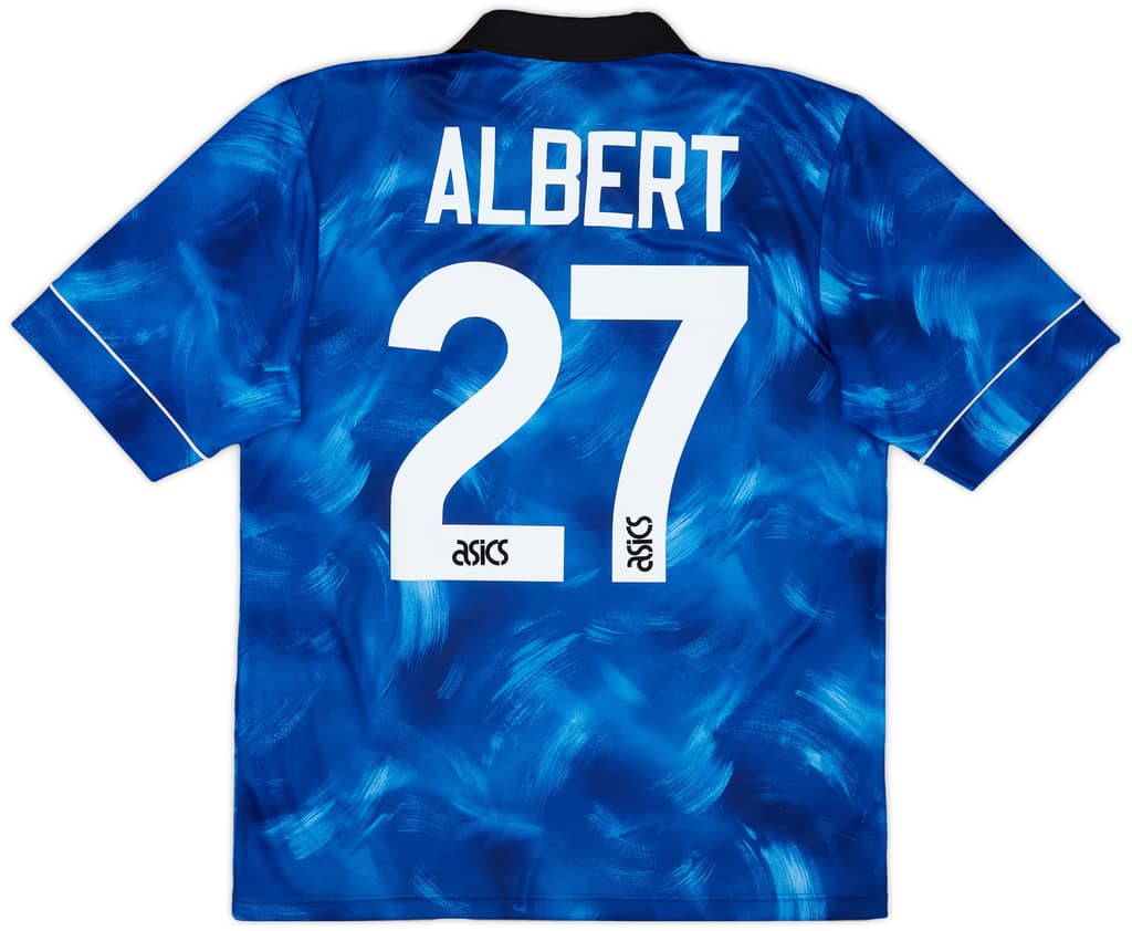 1993-95 Newcastle Away Shirt Albert #27 - 9/10 - (M)