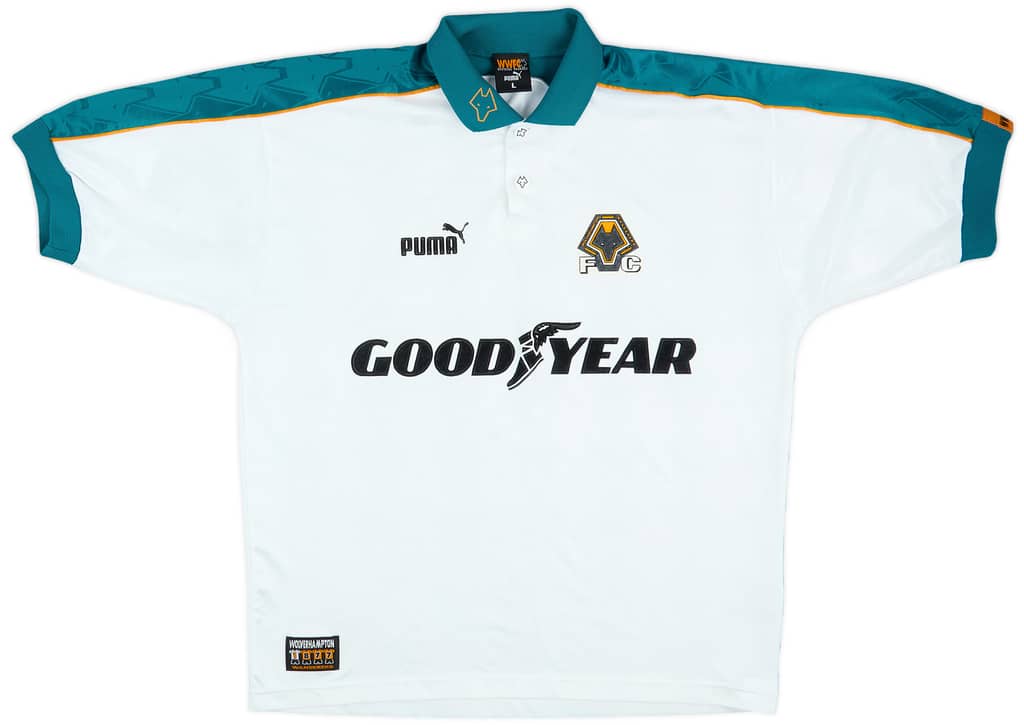1997-99 Wolves Away Shirt - 8/10 - (L)