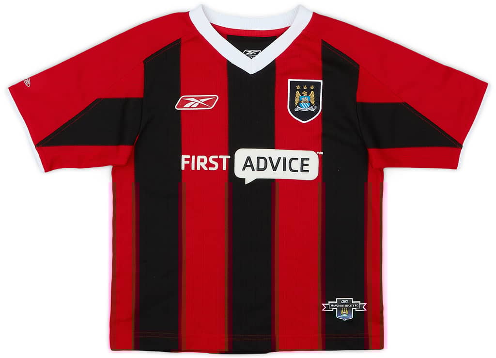 2003-04 Manchester City Away Shirt - 8/10 - (M.Boys)