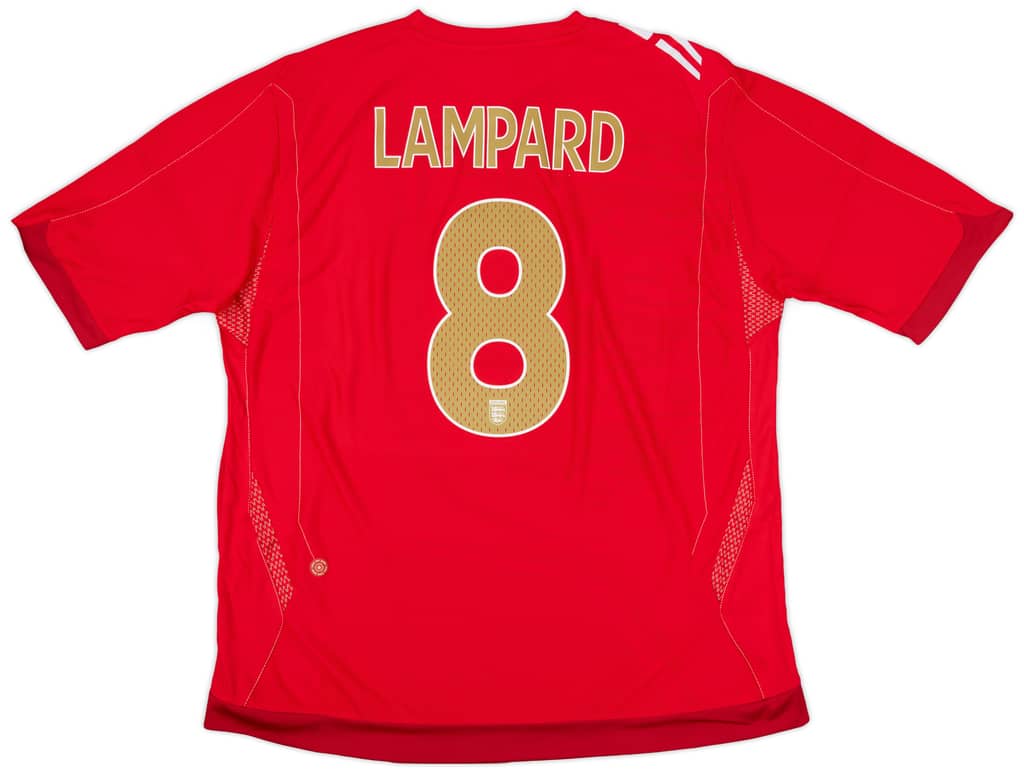 2006-08 England Away Shirt Lampard #8 (XXL)