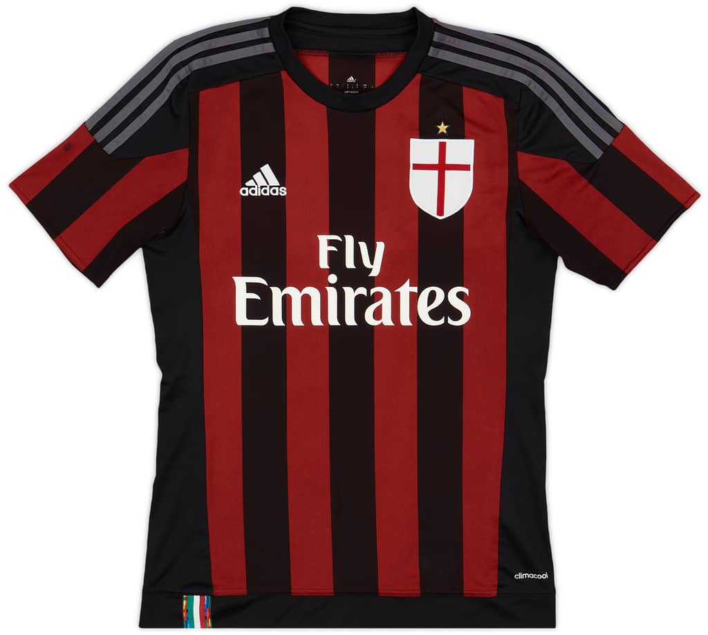 2015-16 AC Milan Home Shirt - 9/10 - (S)