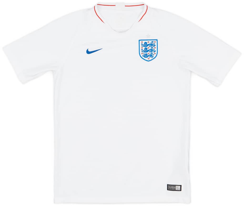 2018-19 England Home Shirt - 8/10 - (XL.Boys)