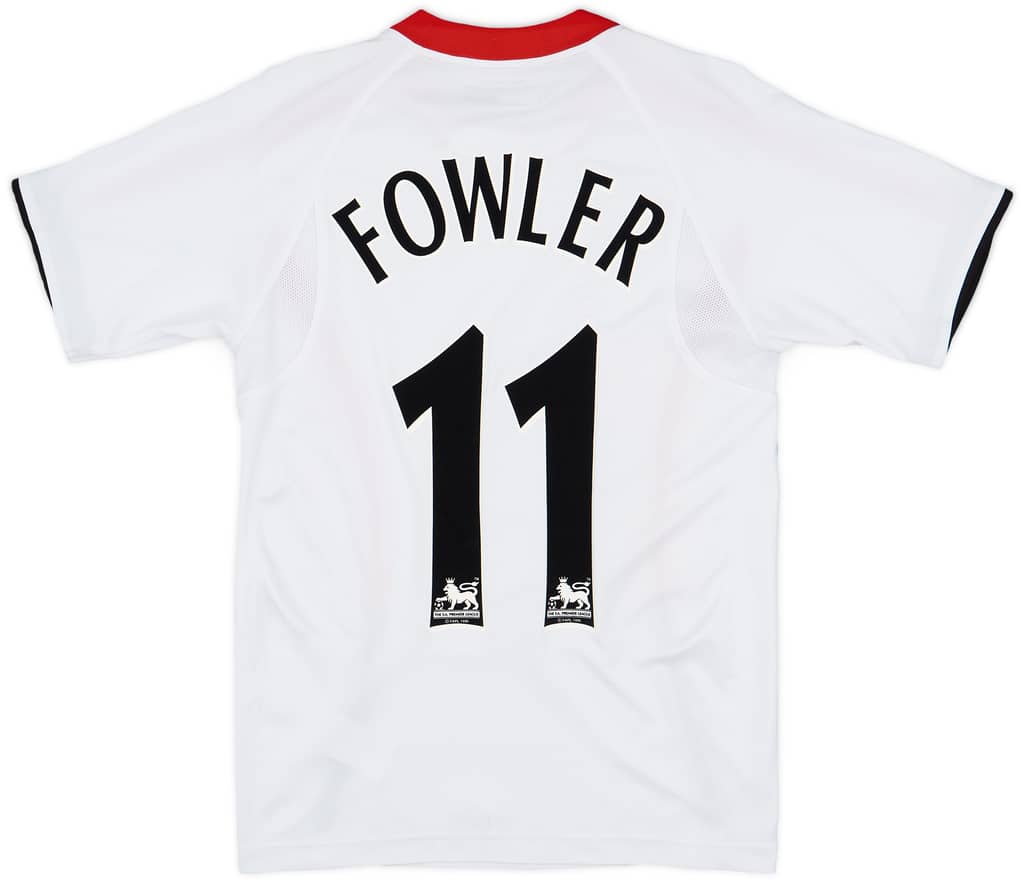 2005-06 Liverpool Away Shirt Fowler #11 - 7/10 - (XS)