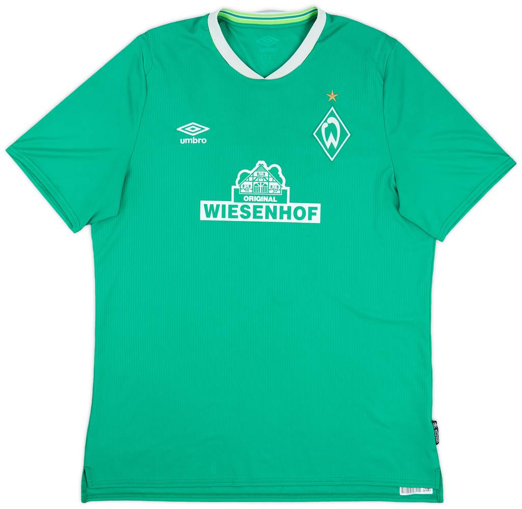 2019-20 Werder Bremen Home Shirt - 8/10 - (XL)
