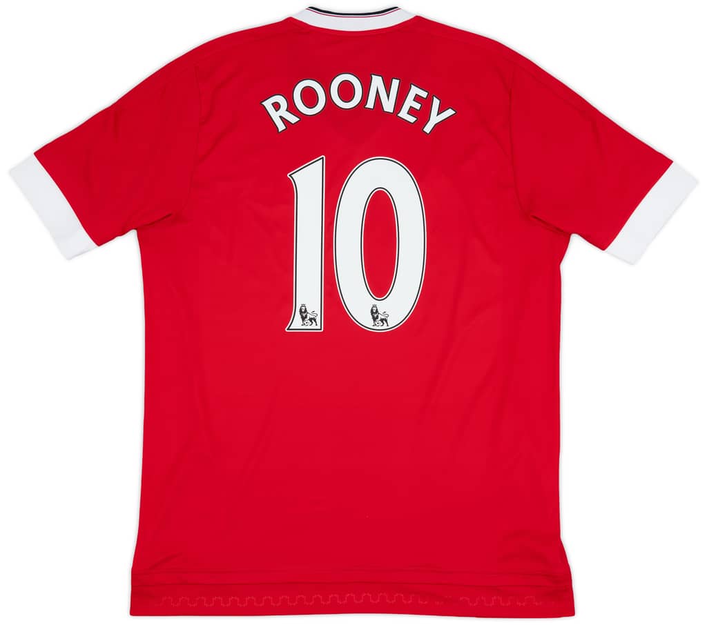 2015-16 Manchester United Home Shirt Rooney #10 - 5/10 - (L)