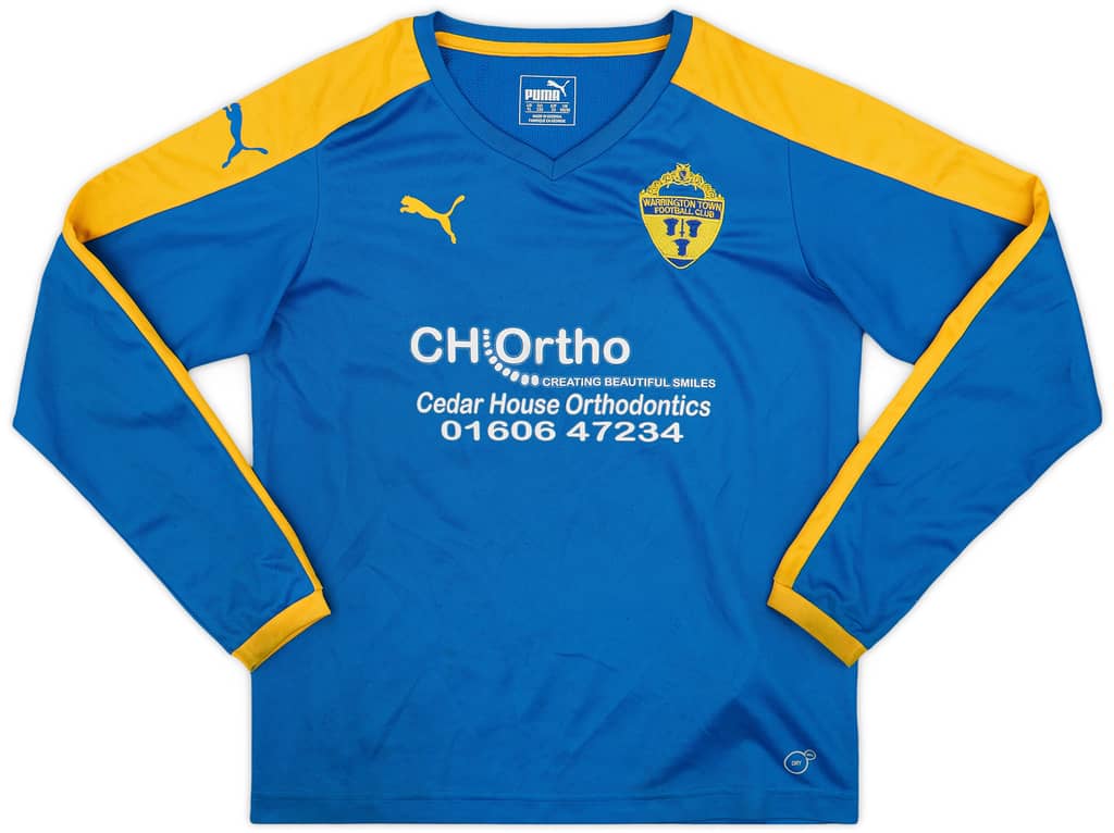 2010s Warrington Town Youth Home L/S Shirt #41 - 9/10 - (M.Boys)