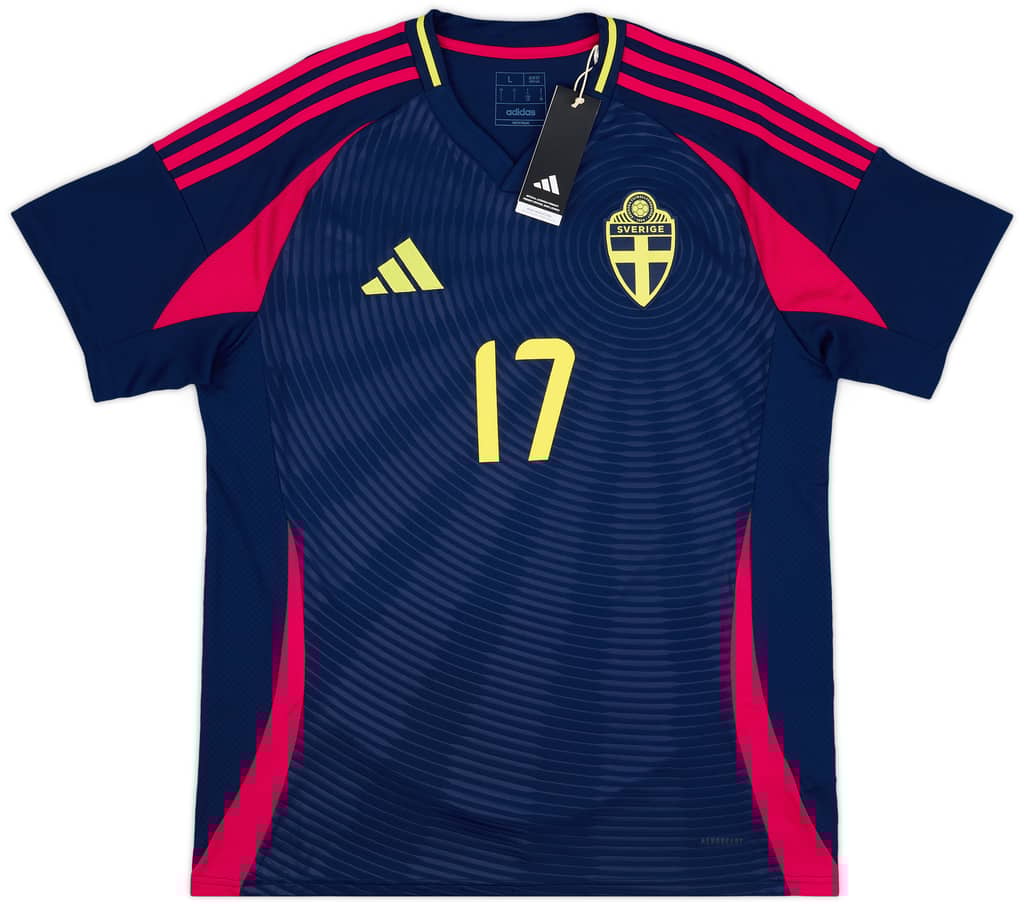 2024-25 Sweden Away Shirt Gyokeres #17