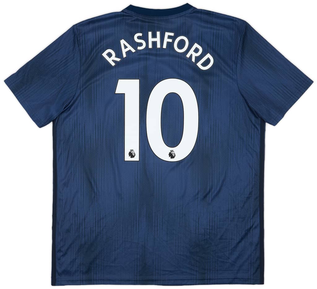 2018-19 Manchester United Third Shirt Rashford #10 - 7/10 - (XL)