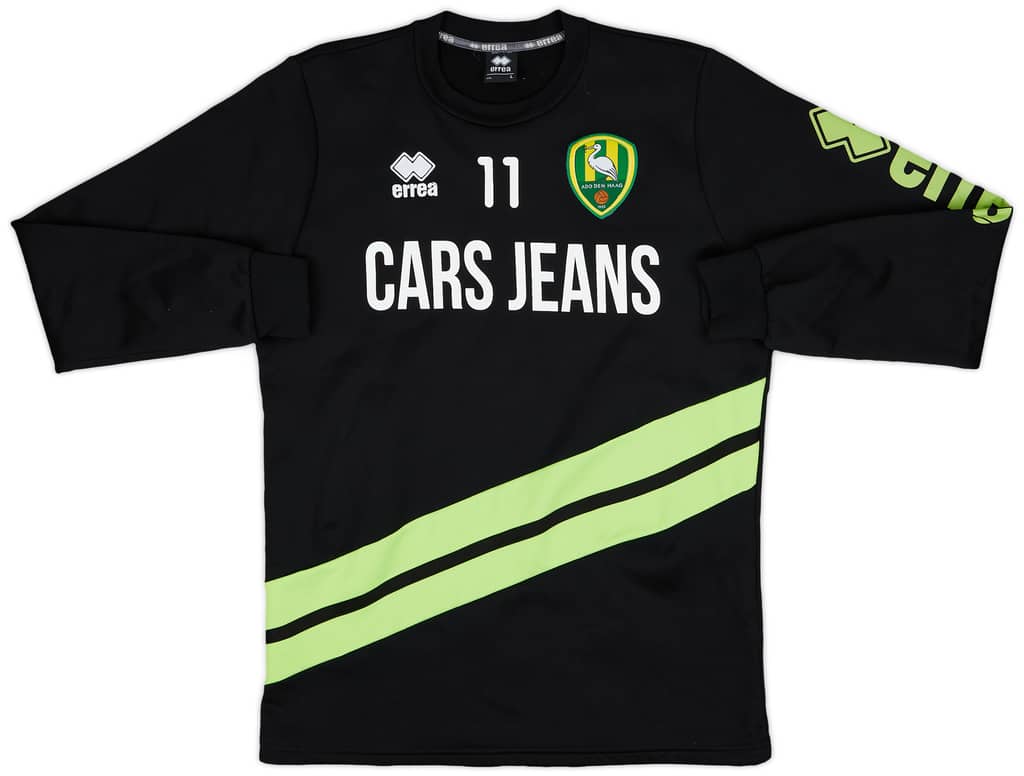 2018-19 ADO Den Haag Errea Player Issue Sweat Top #11 - 9/10 - (L)