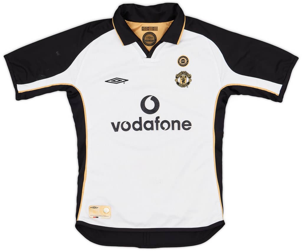 2001-02 Manchester United Centenary Away/Third Shirt - 6/10 - (S.Boys)