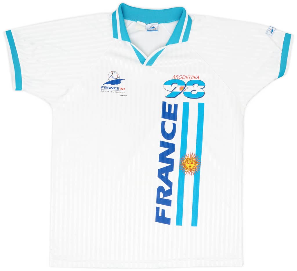 1998 France Coupe de Monde 'Argentina 98' Shirt - 7/10 - (L/XL)