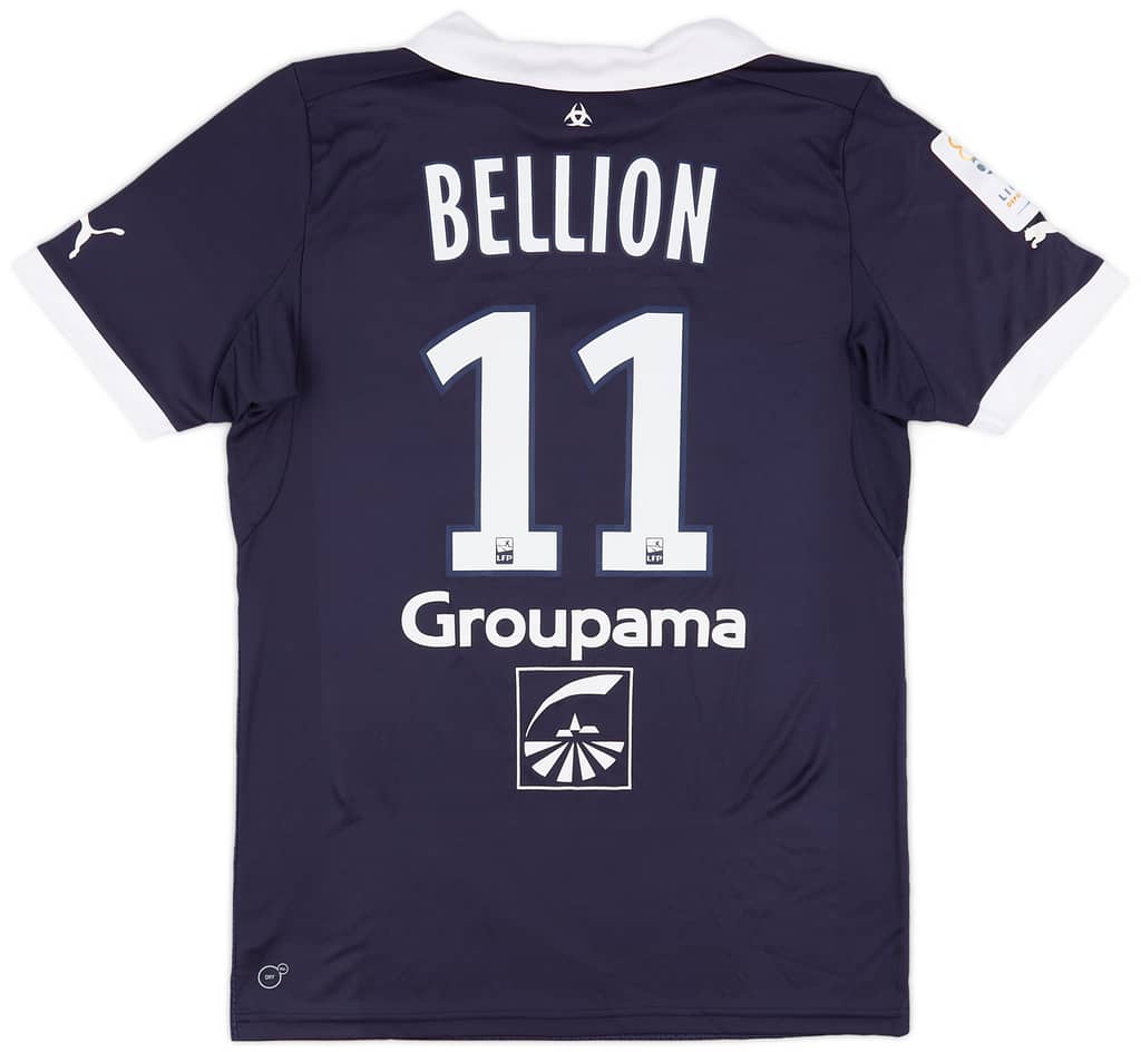 2012-13 Bordeaux Match Issue Home Shirt Bellion #11