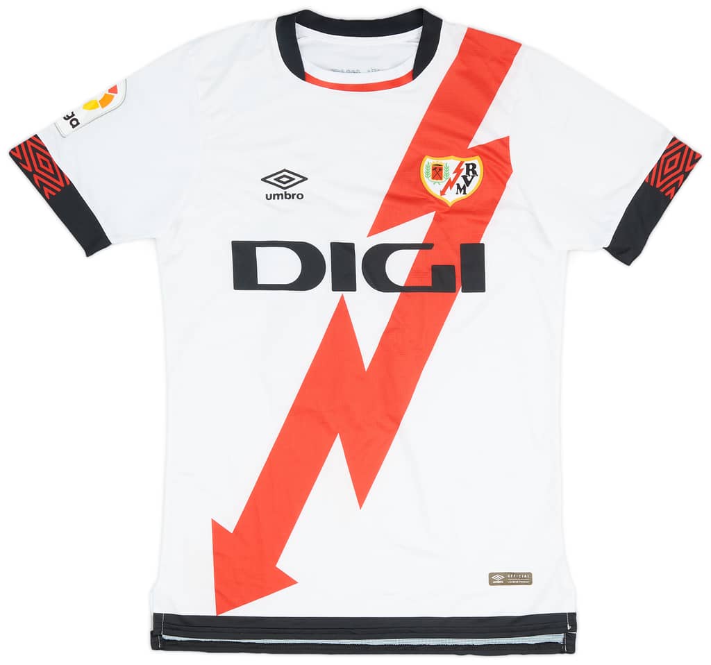 2022-23 Rayo Vallecano Match Issue Home Shirt #18 (Garcia)