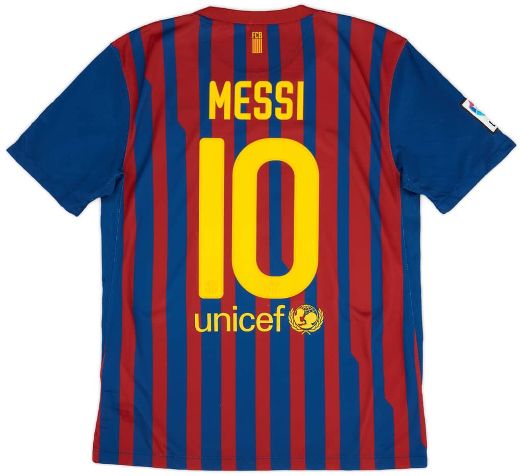 2011-12 Barcelona Home Shirt Messi #10 - 8/10 - (S)