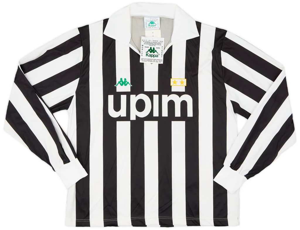 1991-92 Juventus Basic Home L/S Shirt (L)