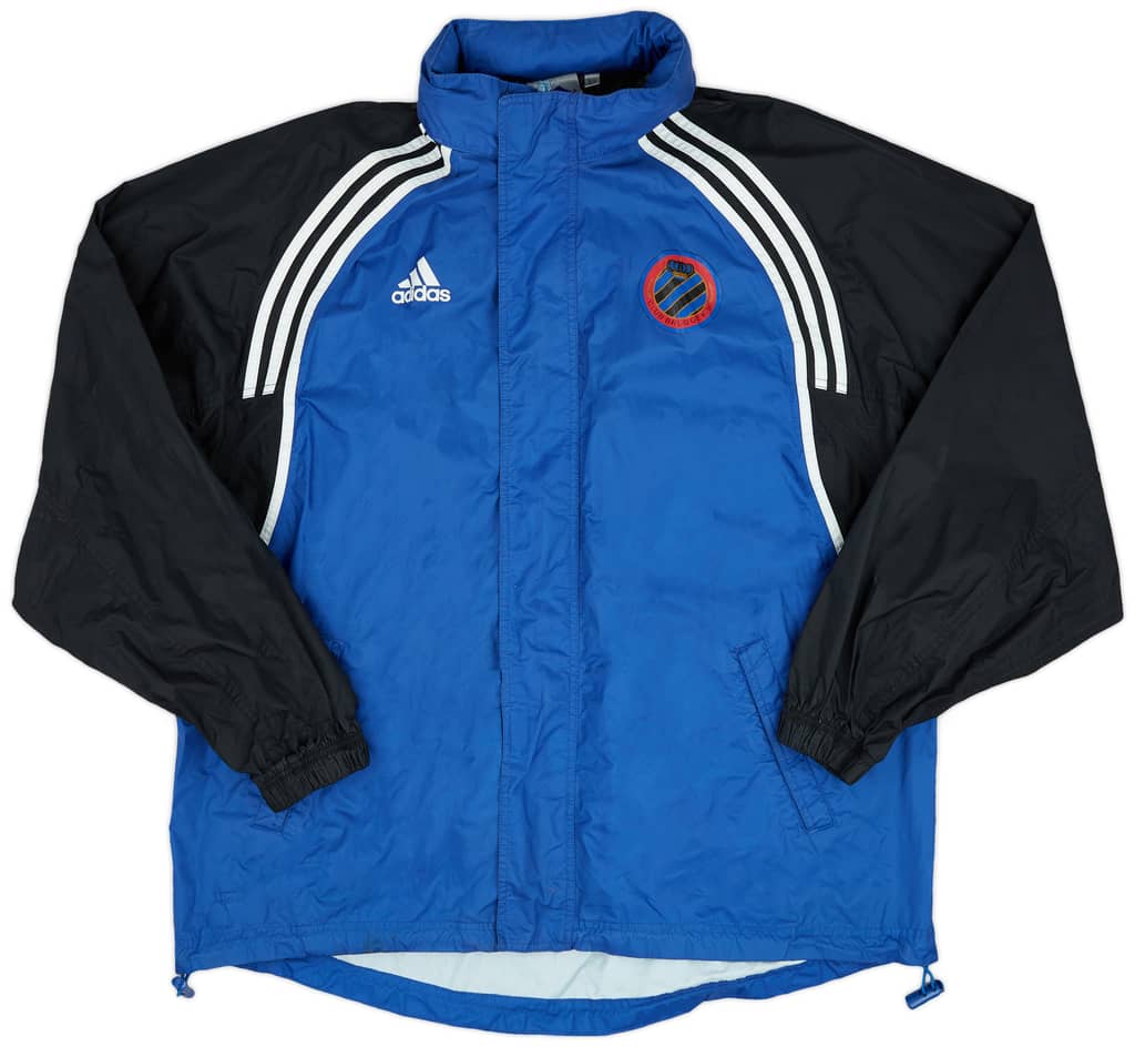 2001-02 Club Brugge adidas Rain Jacket - 8/10 - (XL)