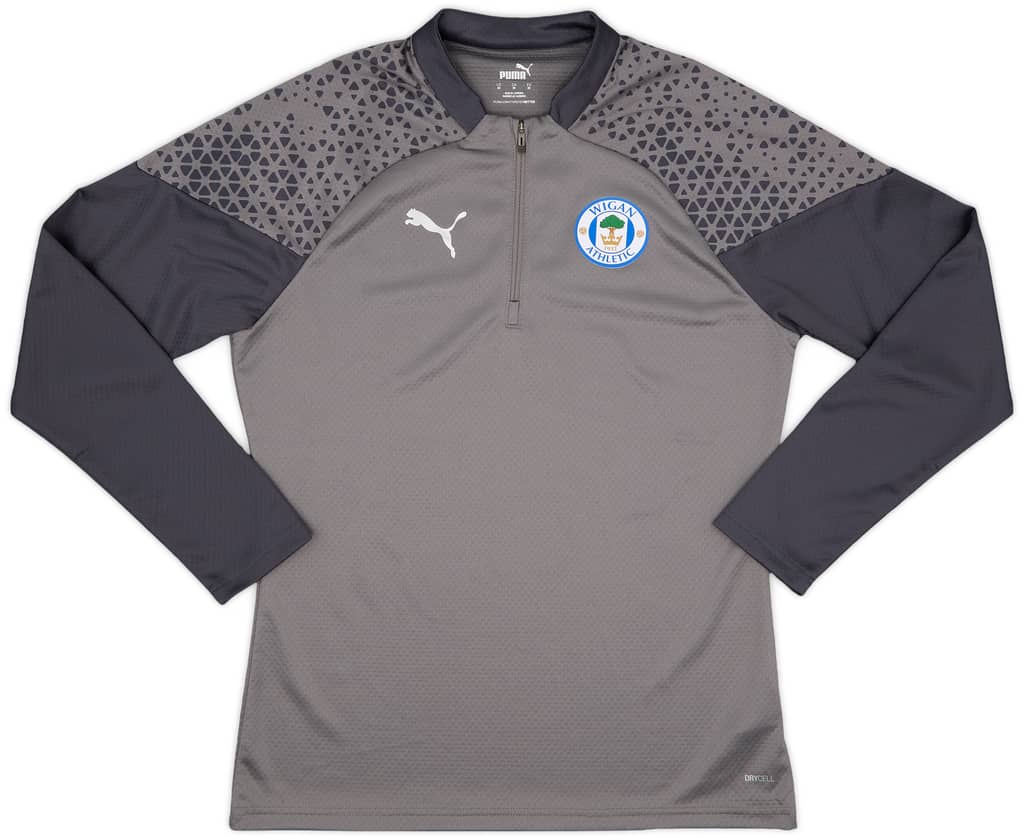 2022-23 Wigan Puma 1/4 Zip Drill Top - 10/10 - (M)