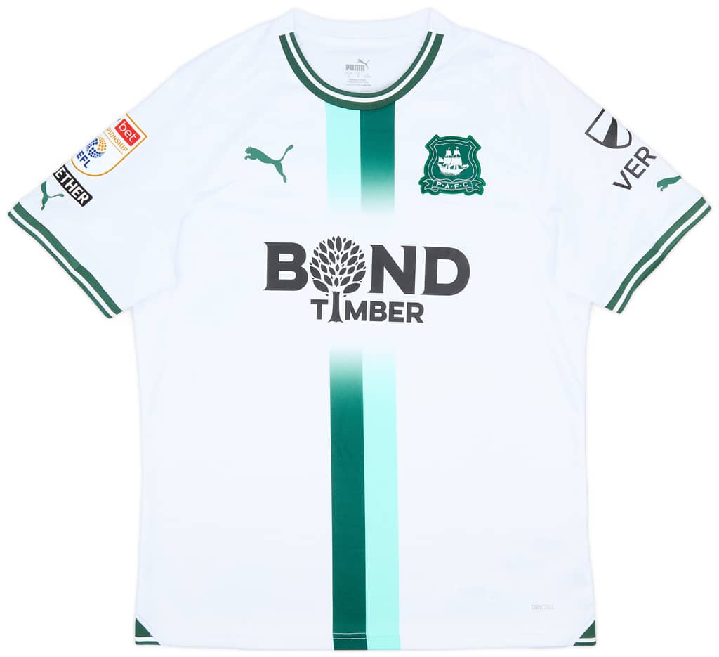 2023-24 Plymouth Match Issue Away Shirt Bundu #15