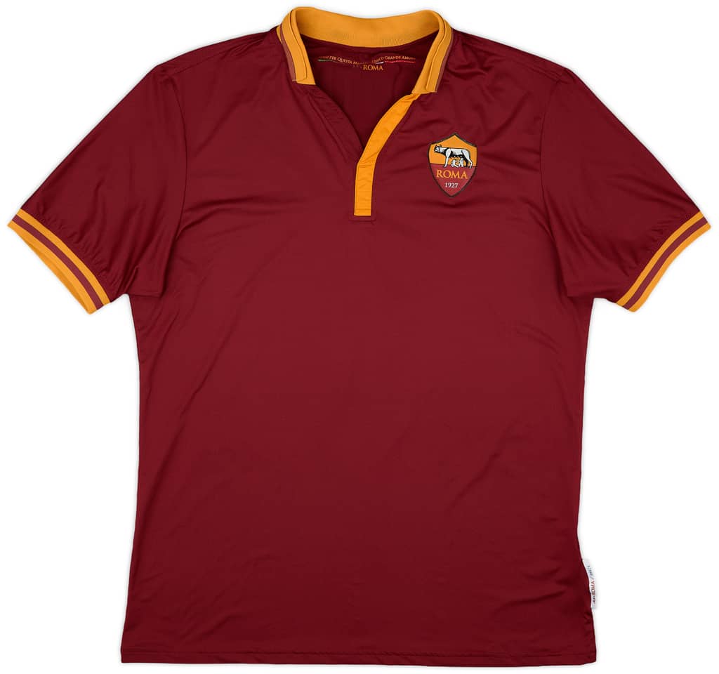 2013-14 Roma Home Shirt Strootman #6 - 8/10 - (XXL)