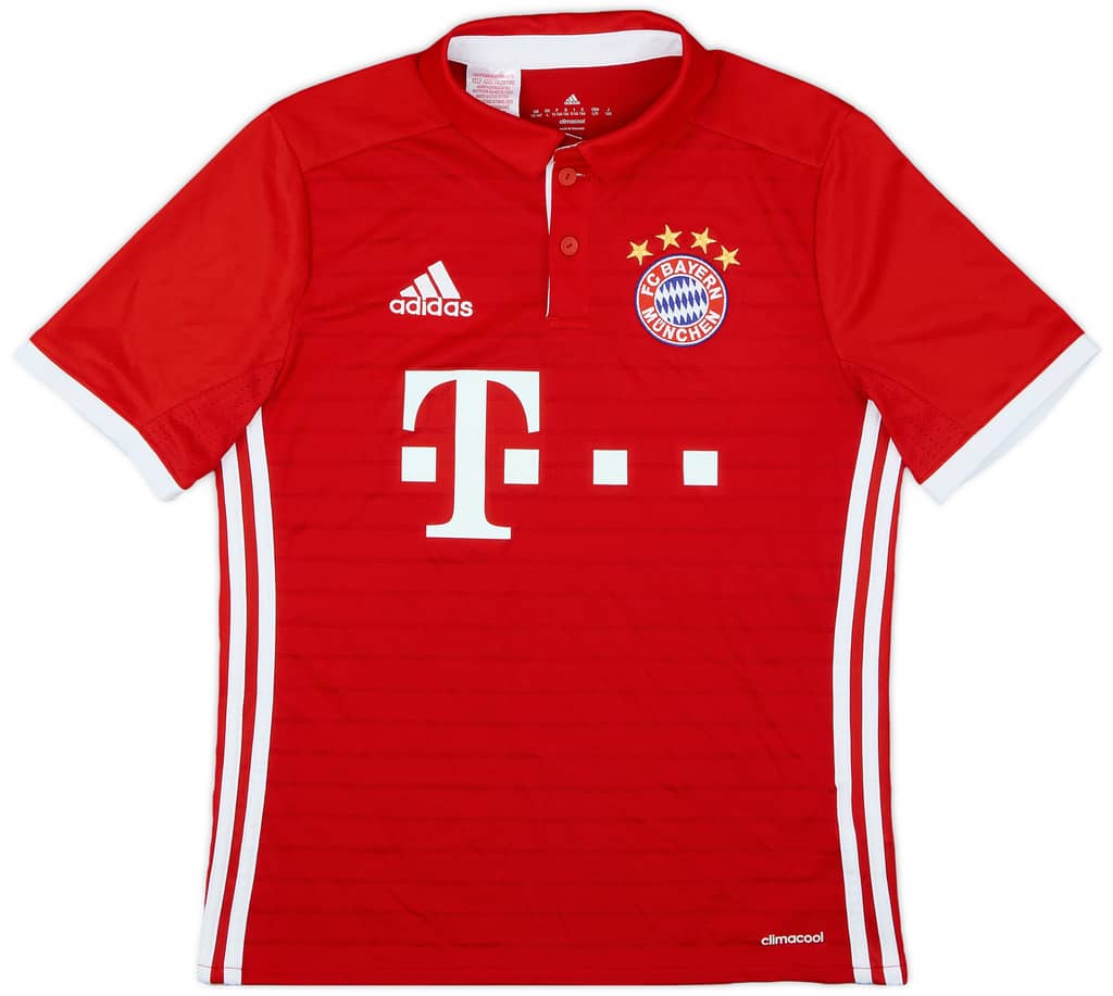 2016-17 Bayern Munich Home Shirt - 8/10 - (L.Boys)