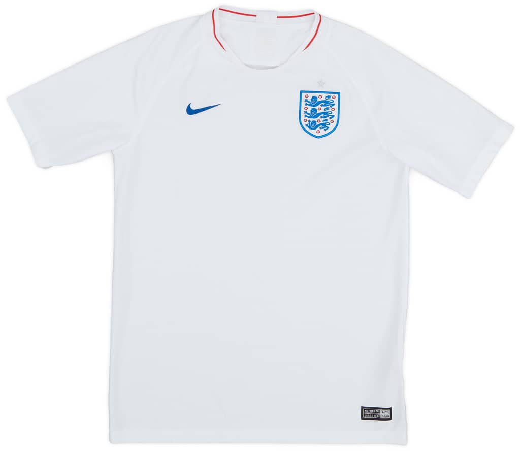 2018-19 England Home Shirt - 8/10 - (XL.Boys)