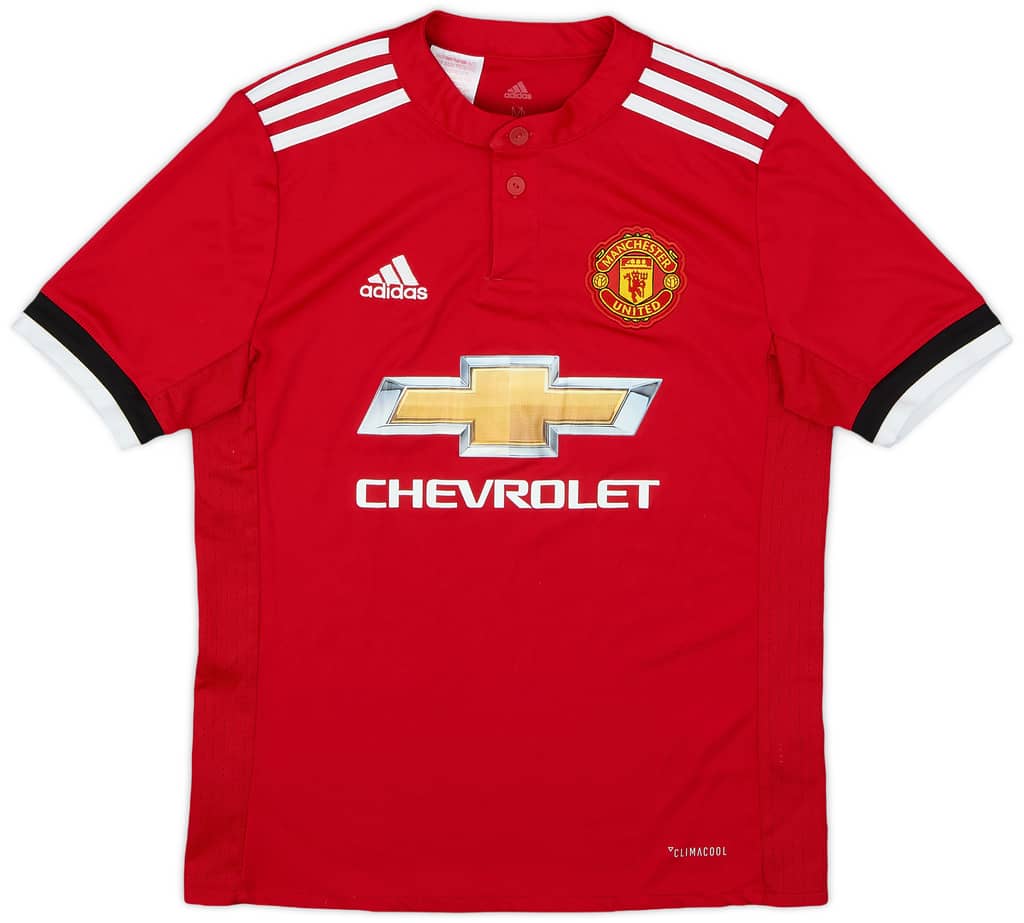 2017-18 Manchester United Home Shirt - 6/10 - (M.Boys)