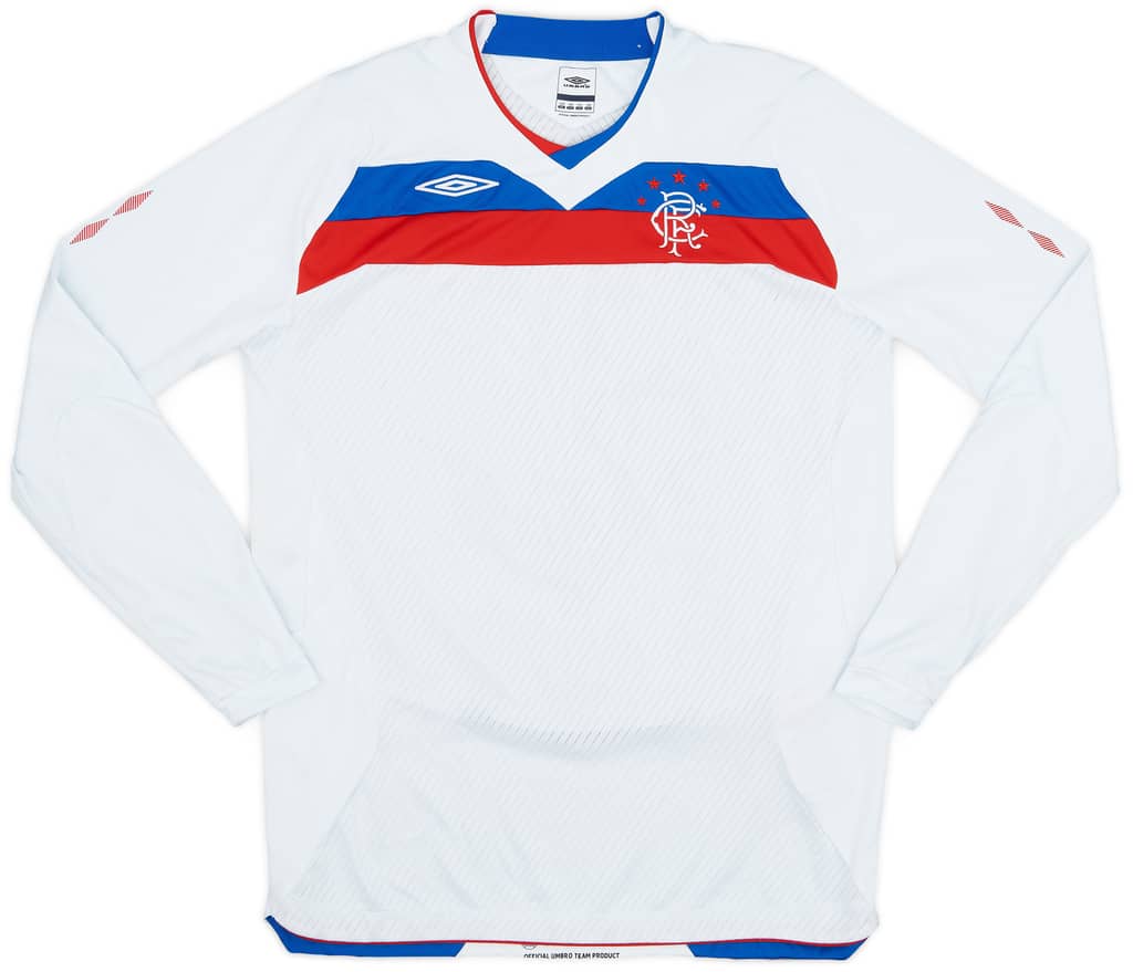 2008-09 Rangers Away L/S Shirt #22 - 9/10 - (XL.Boys)