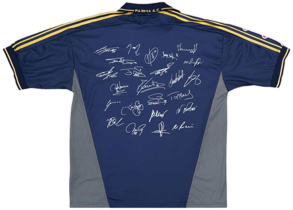 2001-02 Parma 'Signed' 'Finale TIM Cup' Away Shirt - 8/10 - (XL)