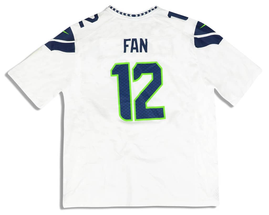 2012-14 Seattle Seahawks Fan #12 Nike Game Jersey (Away) XXL
