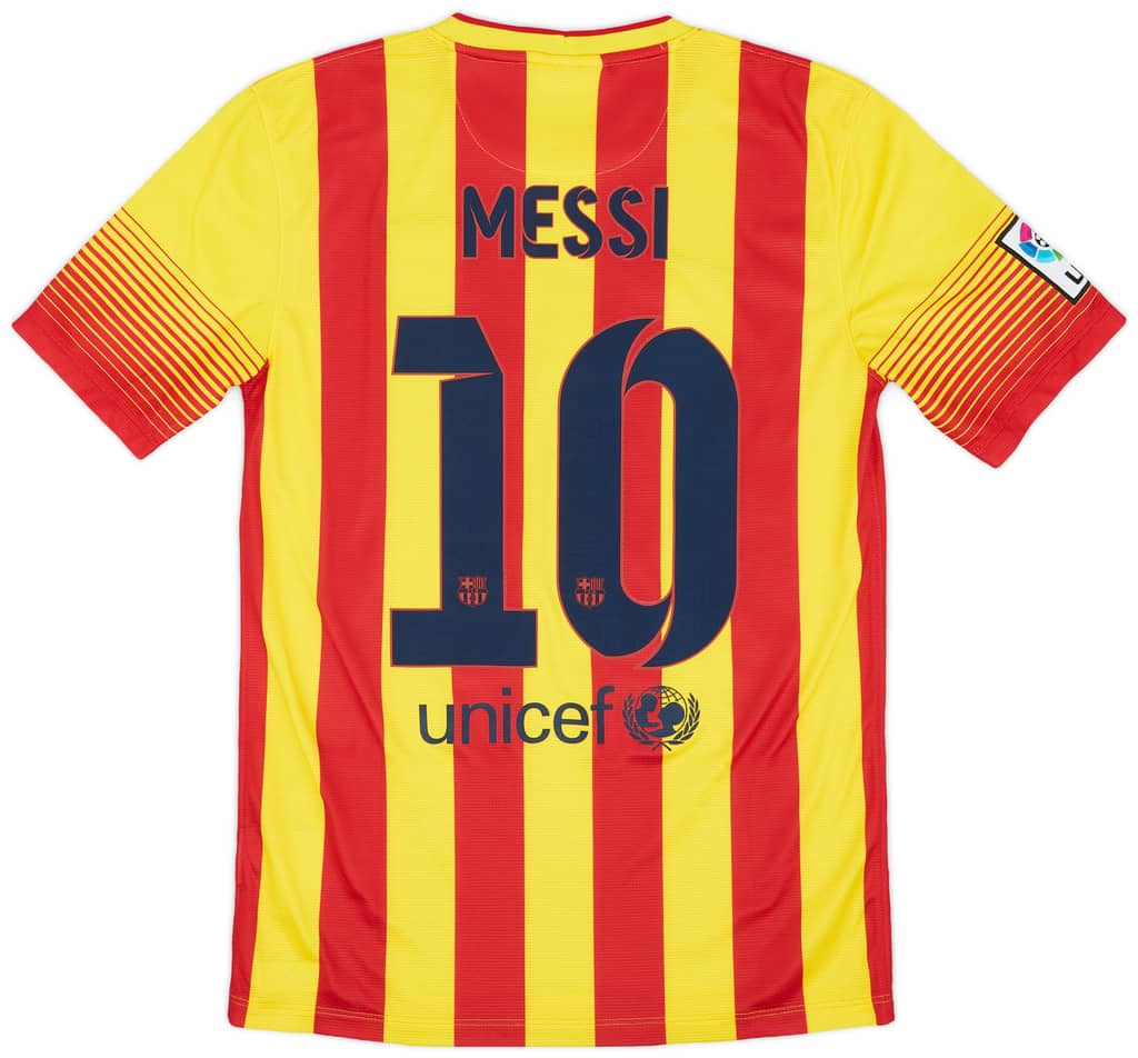 2013-15 Barcelona Away Shirt Messi #10 - 9/10 - (S)