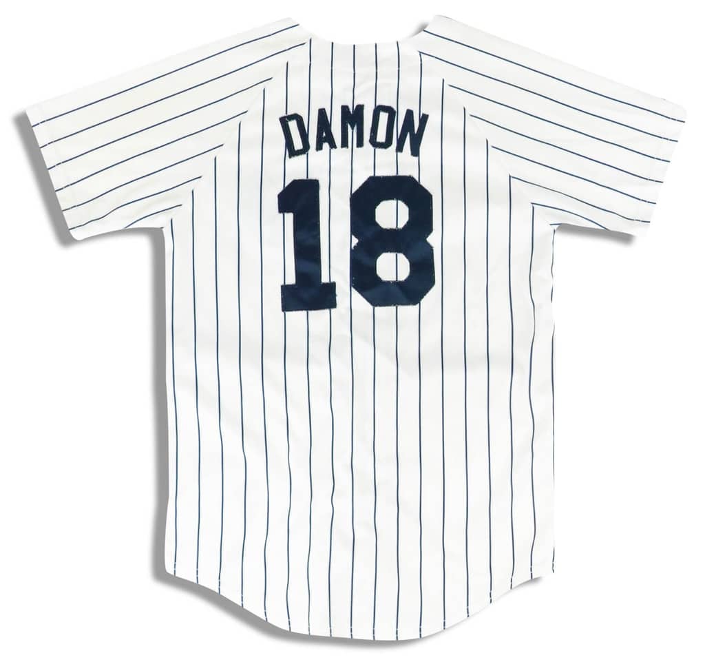 2006-08 New York Yankees Damon #18 Majestic Jersey (Home) Y