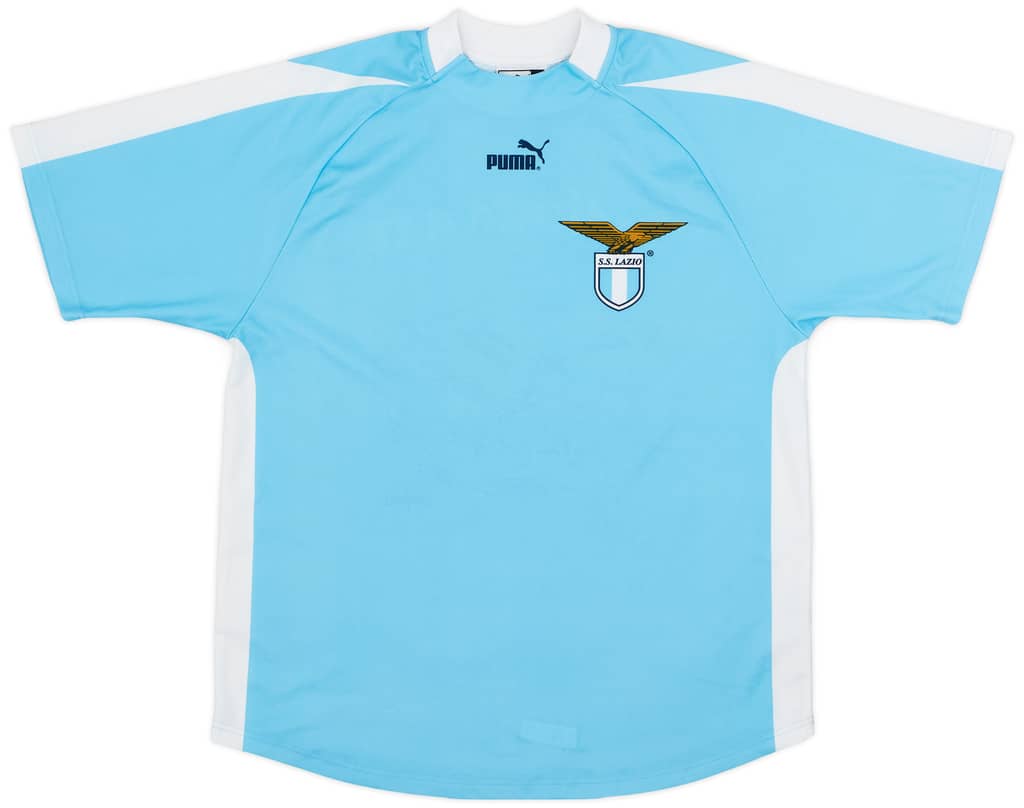 2003-04 Lazio 'Signed' Basic Home Shirt - 8/10 - (M)