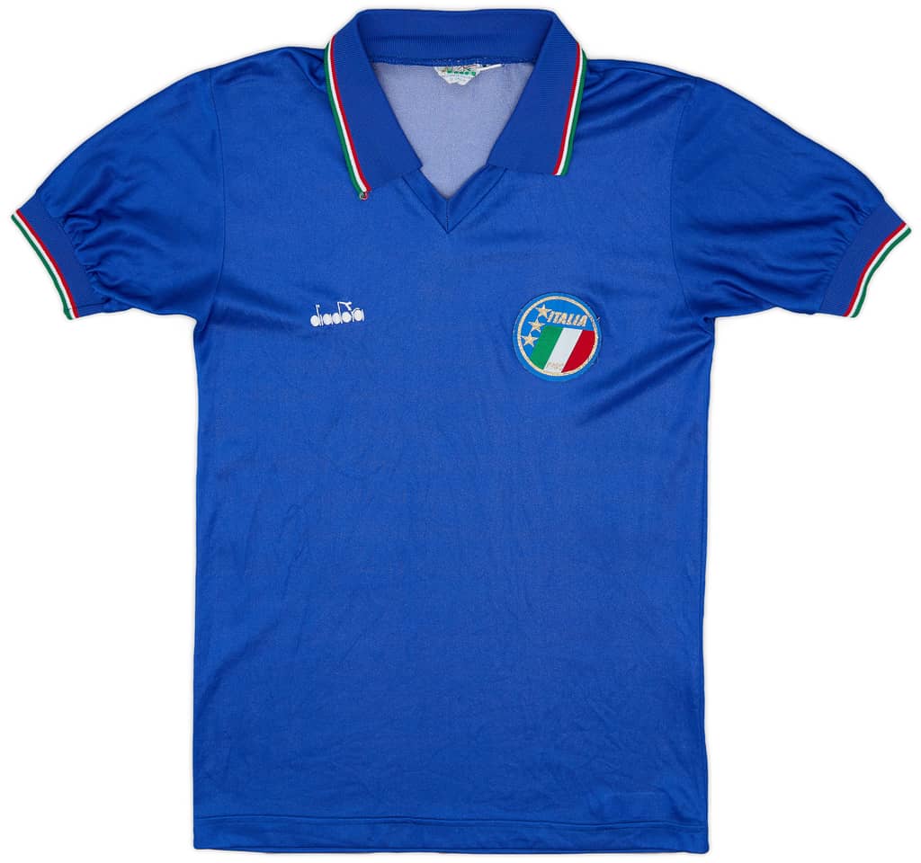 1986-90 Italy Home Shirt - 8/10 - (XL.Boys)