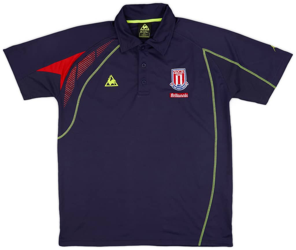 2009-10 Stoke City Le Coq Sportif Polo Shirt - 7/10 - (L)