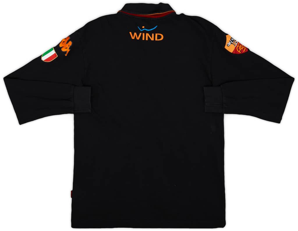 2010-11 Roma Kappa Polo L/S Shirt - 6/10 - (L)