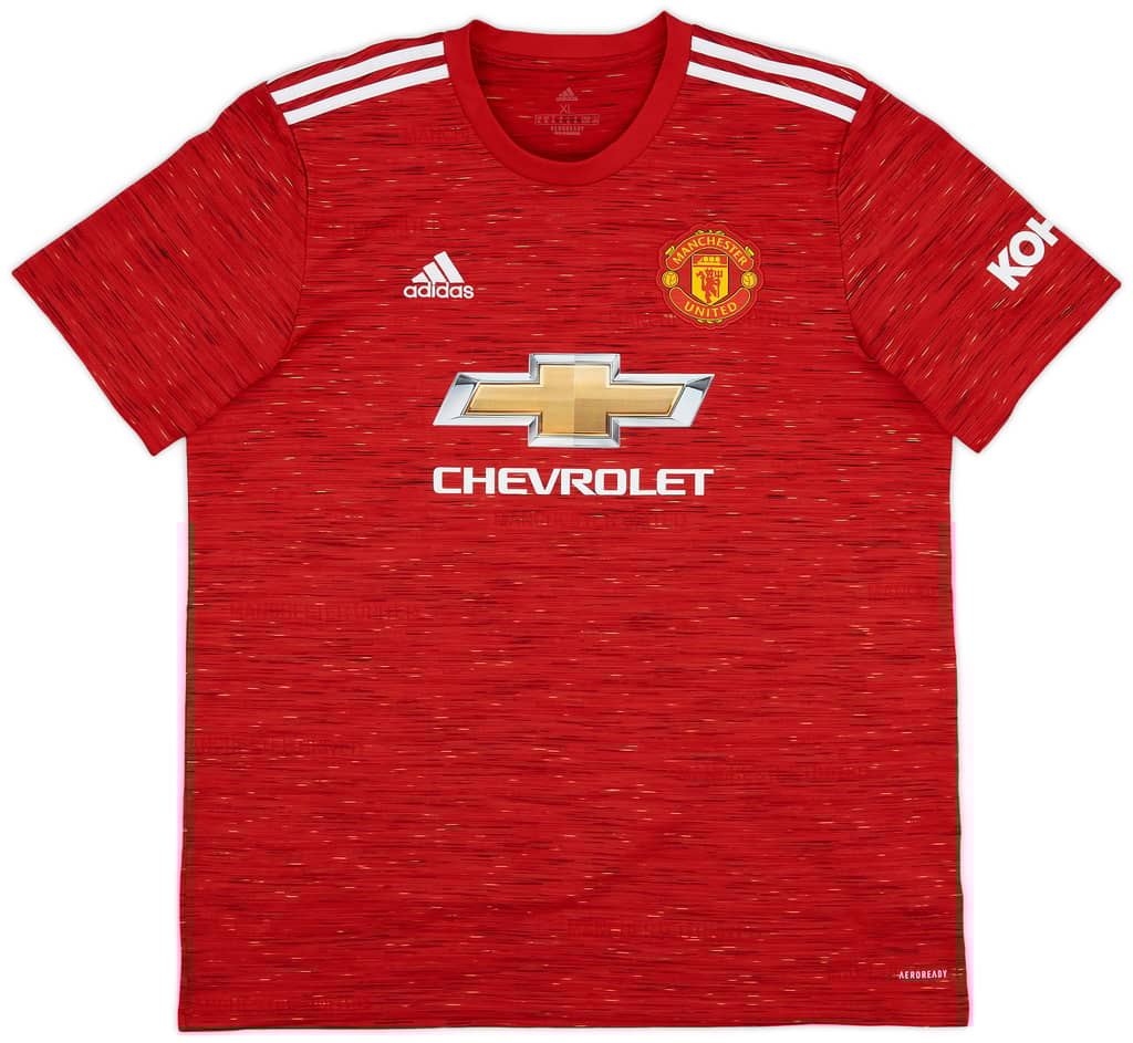 2020-21 Manchester United Home Shirt Martial #9 - 5/10 - (XL)