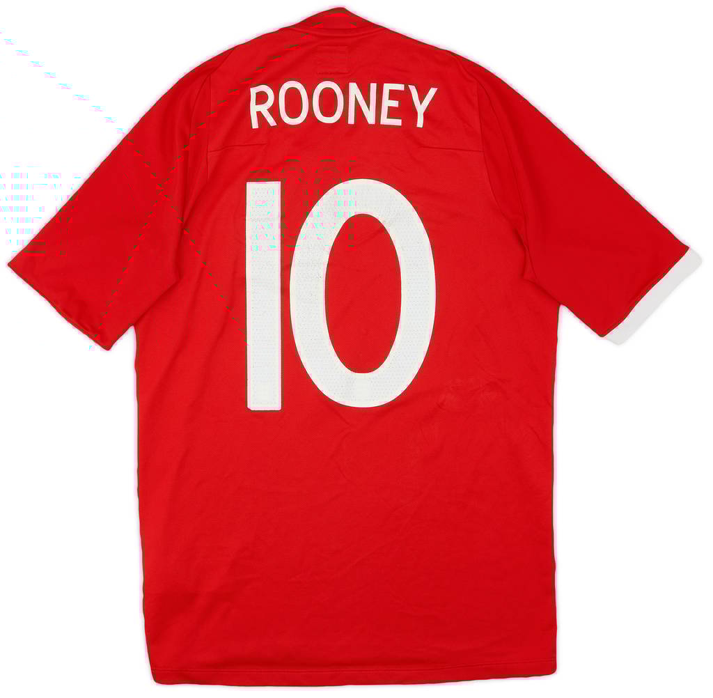 2010-11 England Away Shirt Rooney #10 - 5/10 - (S)