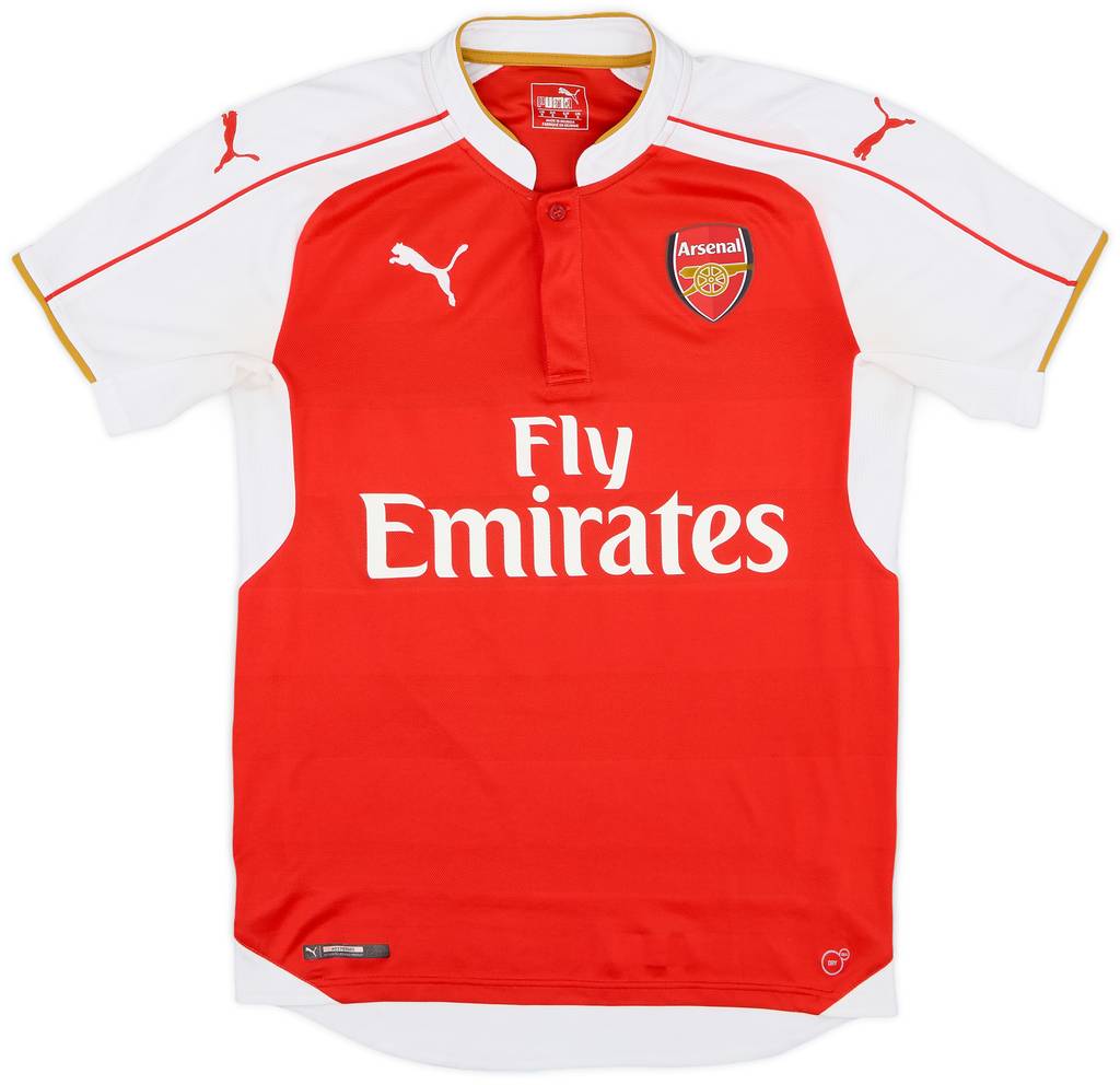 2015-16 Arsenal Home Shirt Arteta #8 - 9/10 - (S)