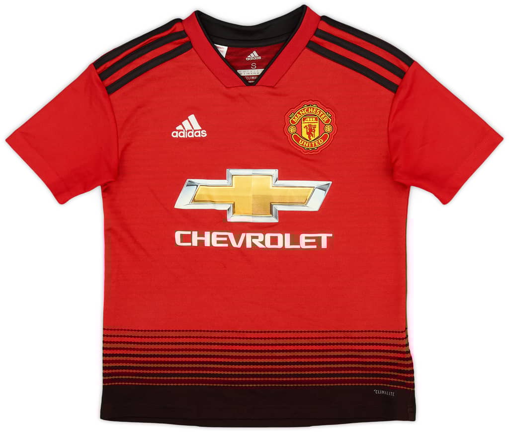 2018-19 Manchester United Home Shirt - 8/10 - (S.Boys)