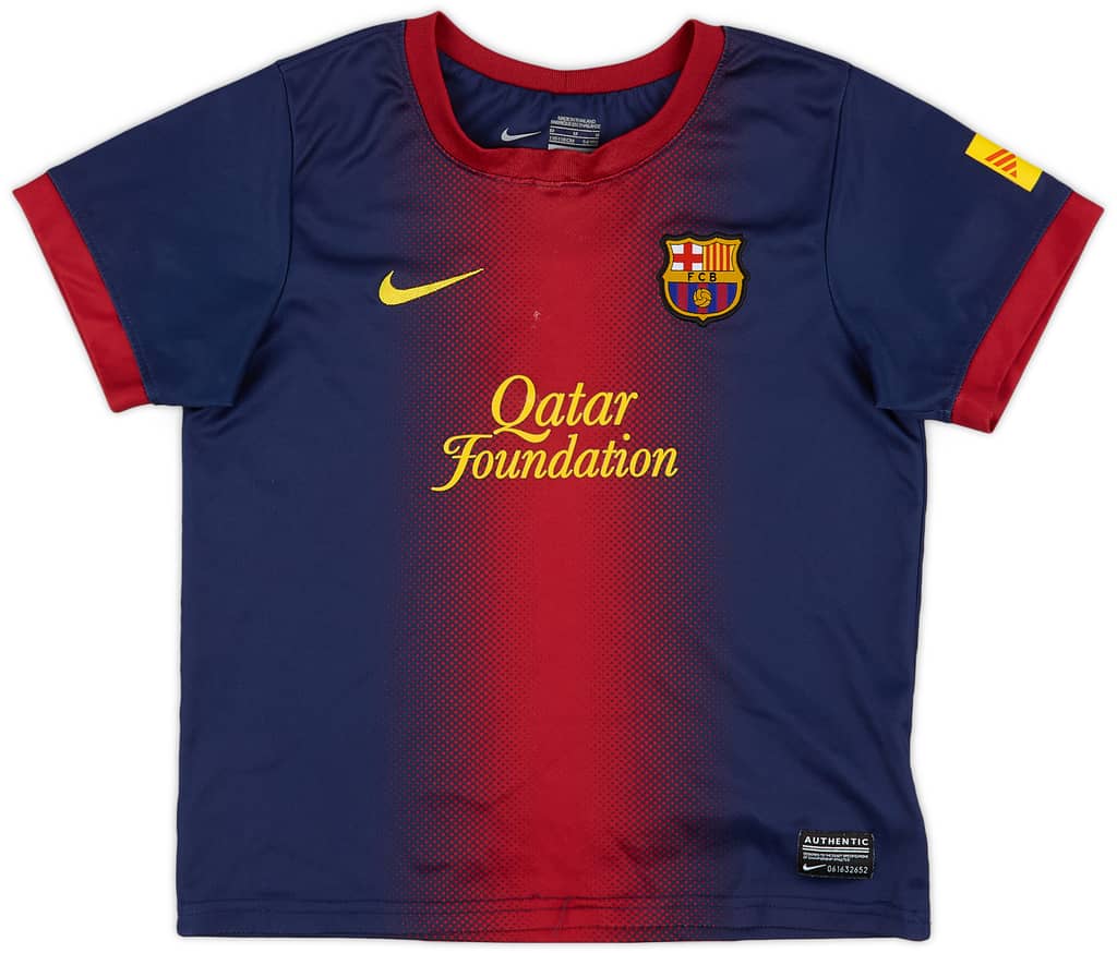 2012-13 Barcelona Home Shirt - 5/10 - (5-6 Years)