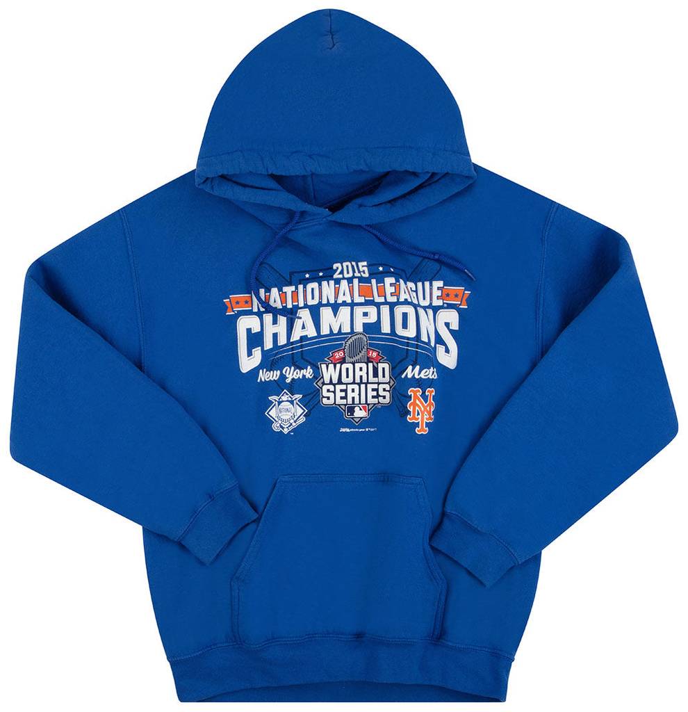 2015 New York Mets National League Champions Hooded Sweat Top M