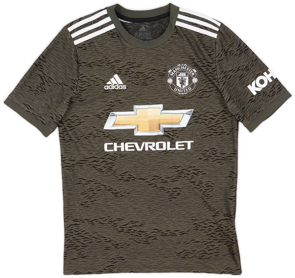 2020-21 Manchester United Away Shirt - 9/10 - (L.Boys)