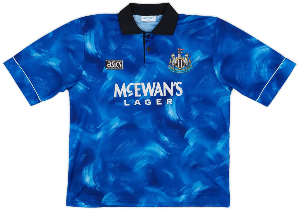 1993-95 Newcastle Away Shirt Cole #9 - 8/10 - (L)